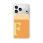 スリムプロテクションケース［ オリジナル - initial two tone - F orange ］
