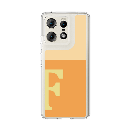 スリムプロテクションケース［ オリジナル - initial two tone - F orange ］