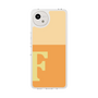 スリムプロテクションケース［ オリジナル - initial two tone - F orange ］