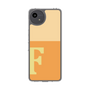 スリムプロテクションケース［ オリジナル - initial two tone - F orange ］