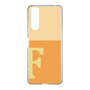 スリムプロテクションケース［ オリジナル - initial two tone - F orange ］