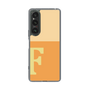 スリムプロテクションケース［ オリジナル - initial two tone - F orange ］