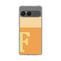 スリムプロテクションケース［ オリジナル - initial two tone - F orange ］