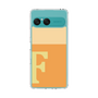 スリムプロテクションケース［ オリジナル - initial two tone - F orange ］