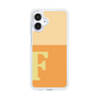 スリムプロテクションケース［ オリジナル - initial two tone - F orange ］