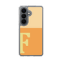 スリムプロテクションケース［ オリジナル - initial two tone - F orange ］