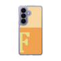 スリムプロテクションケース［ オリジナル - initial two tone - F orange ］