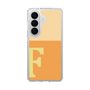 スリムプロテクションケース［ オリジナル - initial two tone - F orange ］