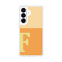 スリムプロテクションケース［ オリジナル - initial two tone - F orange ］