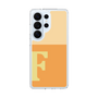 スリムプロテクションケース［ オリジナル - initial two tone - F orange ］