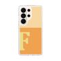 スリムプロテクションケース［ オリジナル - initial two tone - F orange ］