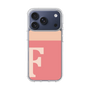 スリムプロテクションケース［ オリジナル - initial two tone - F pink ］