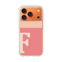スリムプロテクションケース［ オリジナル - initial two tone - F pink ］