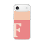 スリムプロテクションケース［ オリジナル - initial two tone - F pink ］