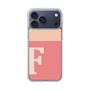 スリムプロテクションケース［ オリジナル - initial two tone - F pink ］