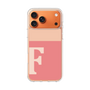 スリムプロテクションケース［ オリジナル - initial two tone - F pink ］