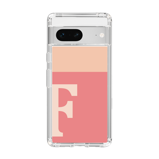 スリムプロテクションケース［ オリジナル - initial two tone - F pink ］