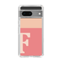 スリムプロテクションケース［ オリジナル - initial two tone - F pink ］