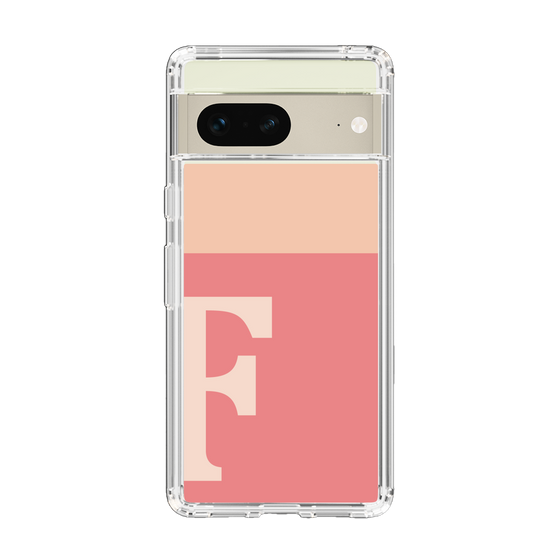 スリムプロテクションケース［ オリジナル - initial two tone - F pink ］