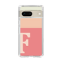 スリムプロテクションケース［ オリジナル - initial two tone - F pink ］