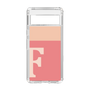 スリムプロテクションケース［ オリジナル - initial two tone - F pink ］