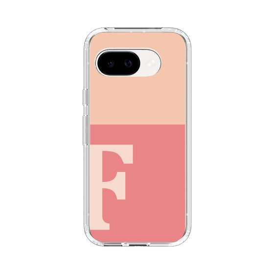 スリムプロテクションケース［ オリジナル - initial two tone - F pink ］