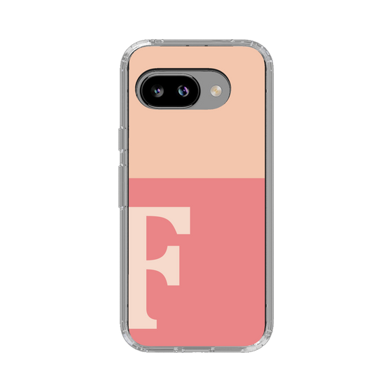スリムプロテクションケース［ オリジナル - initial two tone - F pink ］
