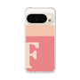 スリムプロテクションケース［ オリジナル - initial two tone - F pink ］