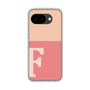 スリムプロテクションケース［ オリジナル - initial two tone - F pink ］