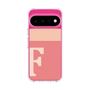 スリムプロテクションケース［ オリジナル - initial two tone - F pink ］