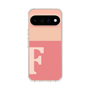 スリムプロテクションケース［ オリジナル - initial two tone - F pink ］