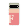 スリムプロテクションケース［ オリジナル - initial two tone - F pink ］