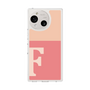 スリムプロテクションケース［ オリジナル - initial two tone - F pink ］