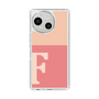 スリムプロテクションケース［ オリジナル - initial two tone - F pink ］