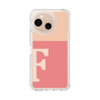 スリムプロテクションケース［ オリジナル - initial two tone - F pink ］