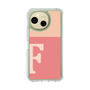 スリムプロテクションケース［ オリジナル - initial two tone - F pink ］