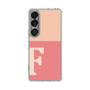 スリムプロテクションケース［ オリジナル - initial two tone - F pink ］