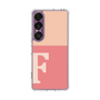 スリムプロテクションケース［ オリジナル - initial two tone - F pink ］