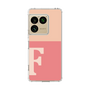 スリムプロテクションケース［ オリジナル - initial two tone - F pink ］