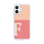スリムプロテクションケース［ オリジナル - initial two tone - F pink ］