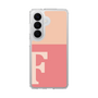 スリムプロテクションケース［ オリジナル - initial two tone - F pink ］