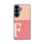 スリムプロテクションケース［ オリジナル - initial two tone - F pink ］