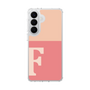 スリムプロテクションケース［ オリジナル - initial two tone - F pink ］