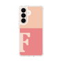 スリムプロテクションケース［ オリジナル - initial two tone - F pink ］