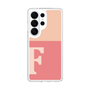 スリムプロテクションケース［ オリジナル - initial two tone - F pink ］