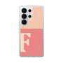 スリムプロテクションケース［ オリジナル - initial two tone - F pink ］
