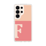 スリムプロテクションケース［ オリジナル - initial two tone - F pink ］