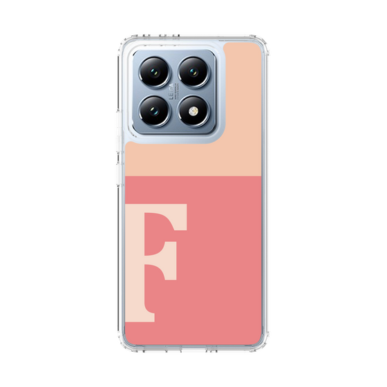 スリムプロテクションケース［ オリジナル - initial two tone - F pink ］