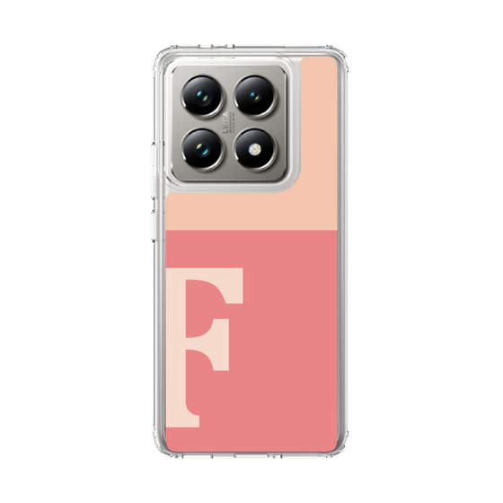 スリムプロテクションケース［ オリジナル - initial two tone - F pink ］