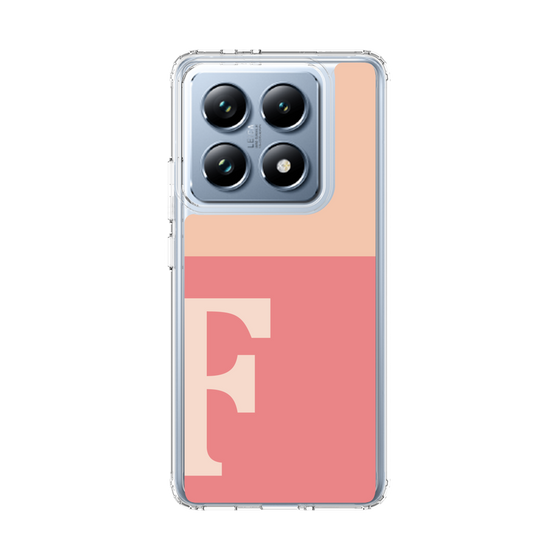 スリムプロテクションケース［ オリジナル - initial two tone - F pink ］
